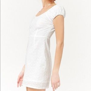 Embroidered eyelet dress